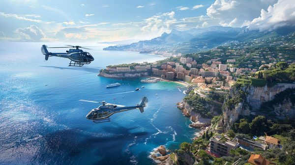 Prendre un hélicoptère de Nice à Monaco : réservez rapidement votre vol en ligne
